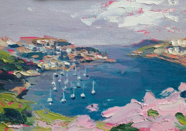 - Oil on Canvas, Painting by Jill Hudson, measuring 13 x 18 cm (H x W) framed at 19 x 24 cm £195